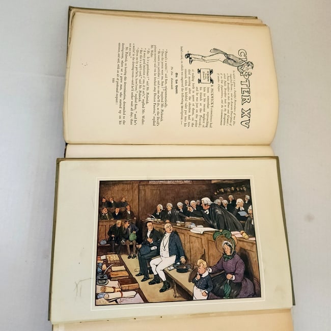 The Pickwick Papers Charles Dickens Illustrated in color by Cecil Aldin 1910 2 Vol Set 1st Ed - 6