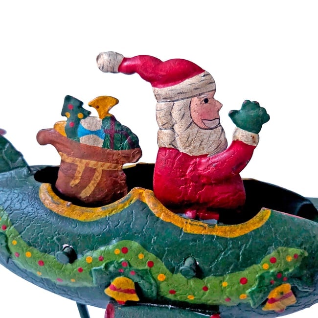 12-Inch Santa in Plane Pendulum Balance Toy - 3
