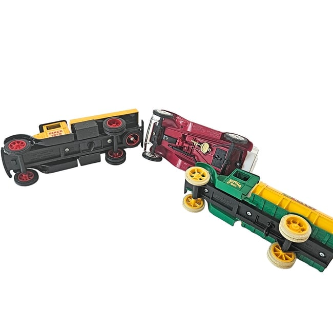Set of 3 Diecast Metal Oil Company Trucks Coin Banks - 9