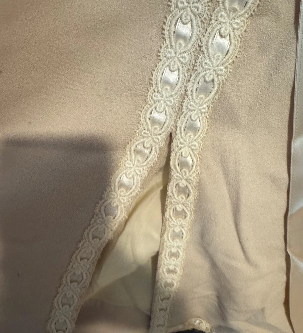 Vintage 60/70's Oscar De La Renta Boutique Ruffle Hem Dress Union Made Sz 8 - 5