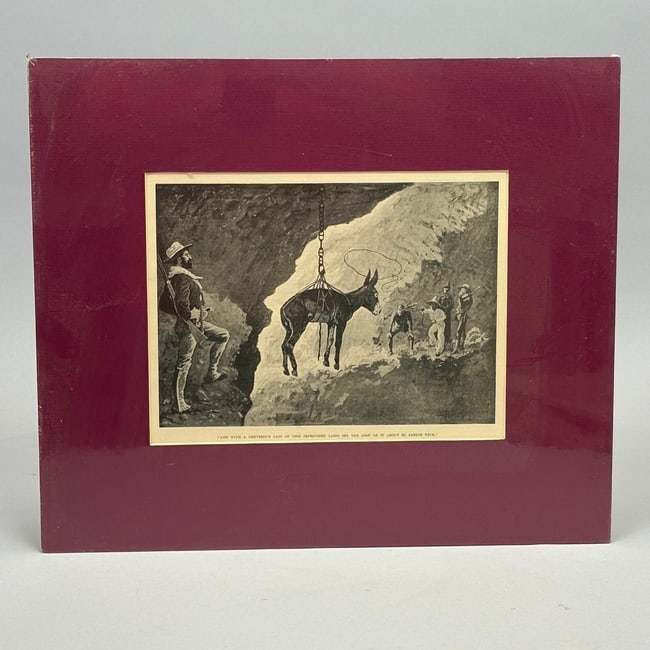 Frederic Remington 1890 Harper's Weekly Set of 10 Illustrations from Thomas A. Janvier's "The Aztec - 12