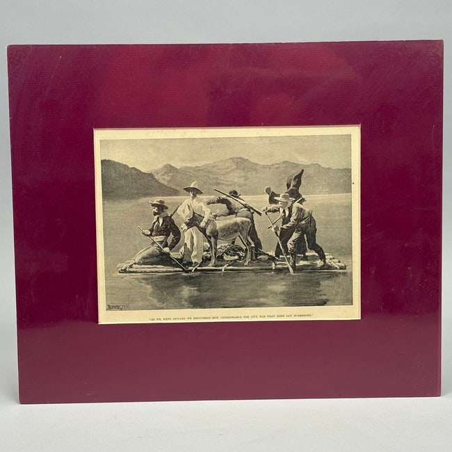 Frederic Remington 1890 Harper's Weekly Set of 10 Illustrations from Thomas A. Janvier's "The Aztec - 3