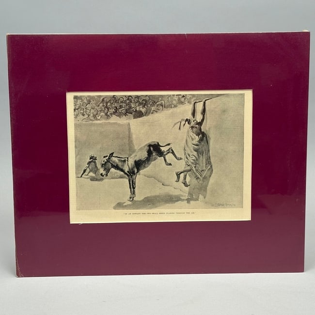 Frederic Remington 1890 Harper's Weekly Set of 10 Illustrations from Thomas A. Janvier's "The Aztec - 4