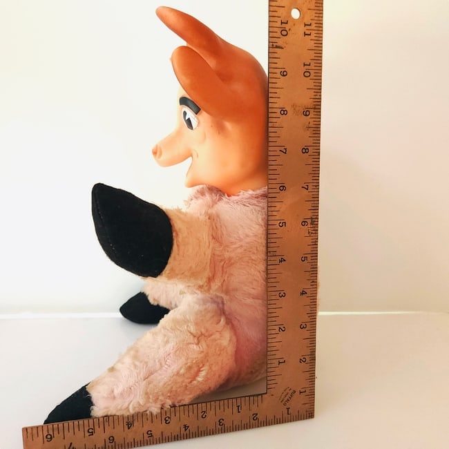 Vintage 1950s Borden Mascot Elsie the Cow Plush Pink Doll - 7