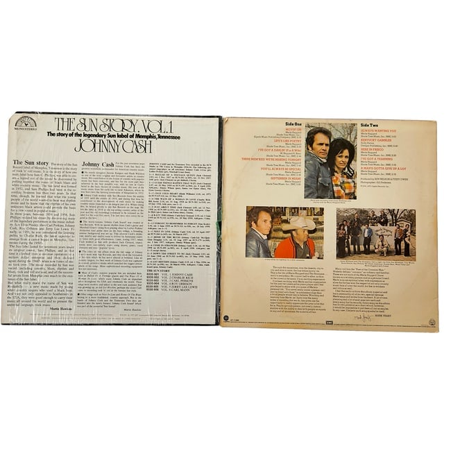 Country Music LP's Merle Haggard and Johnny Cash - 8