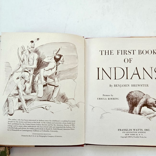 Four Vintage "First Books" Series Hard Cover Books - 6