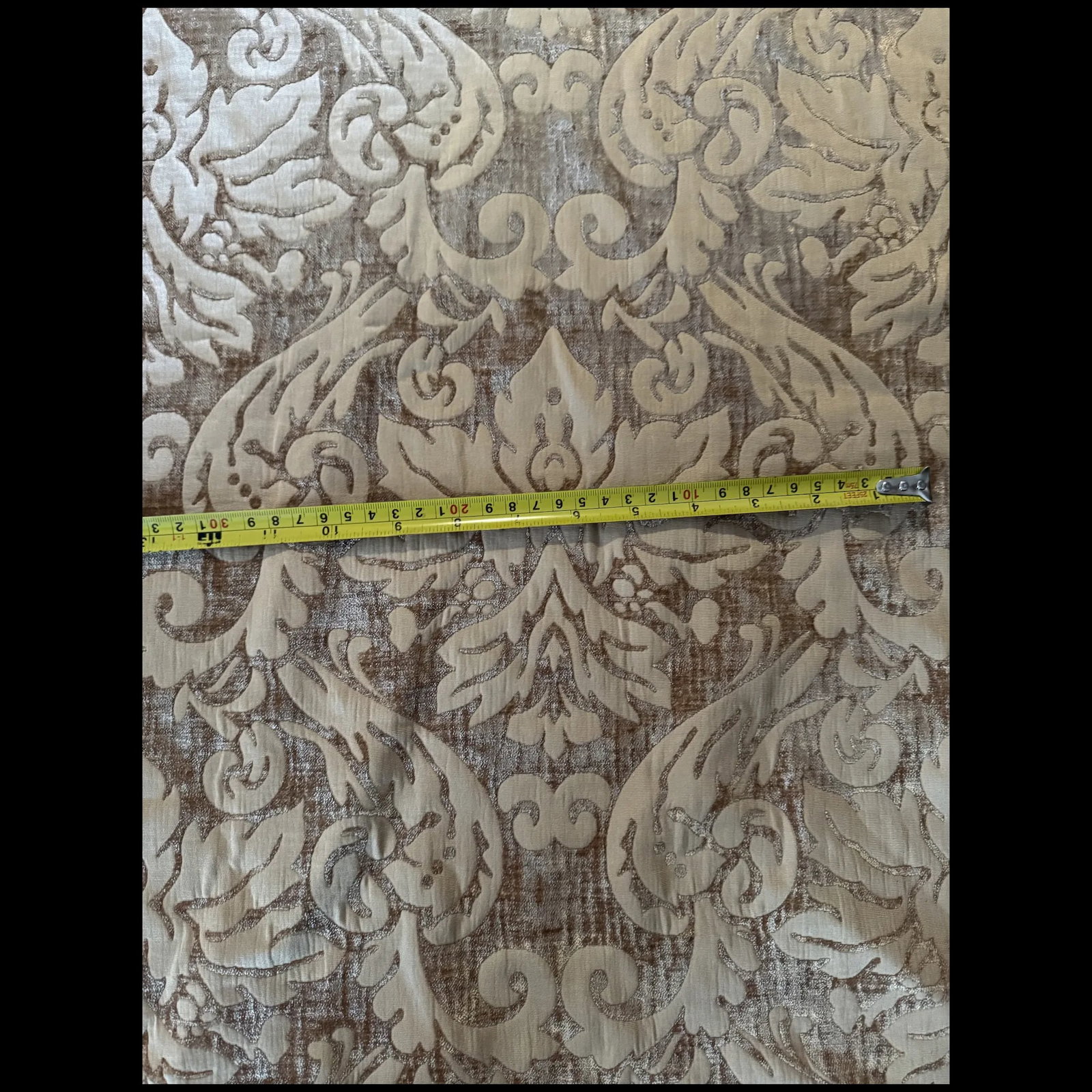 Vintage heavy Tapestry Material 6.14 yards by 1.58 yards For Drapes ,furniture Medieval dresses - 2