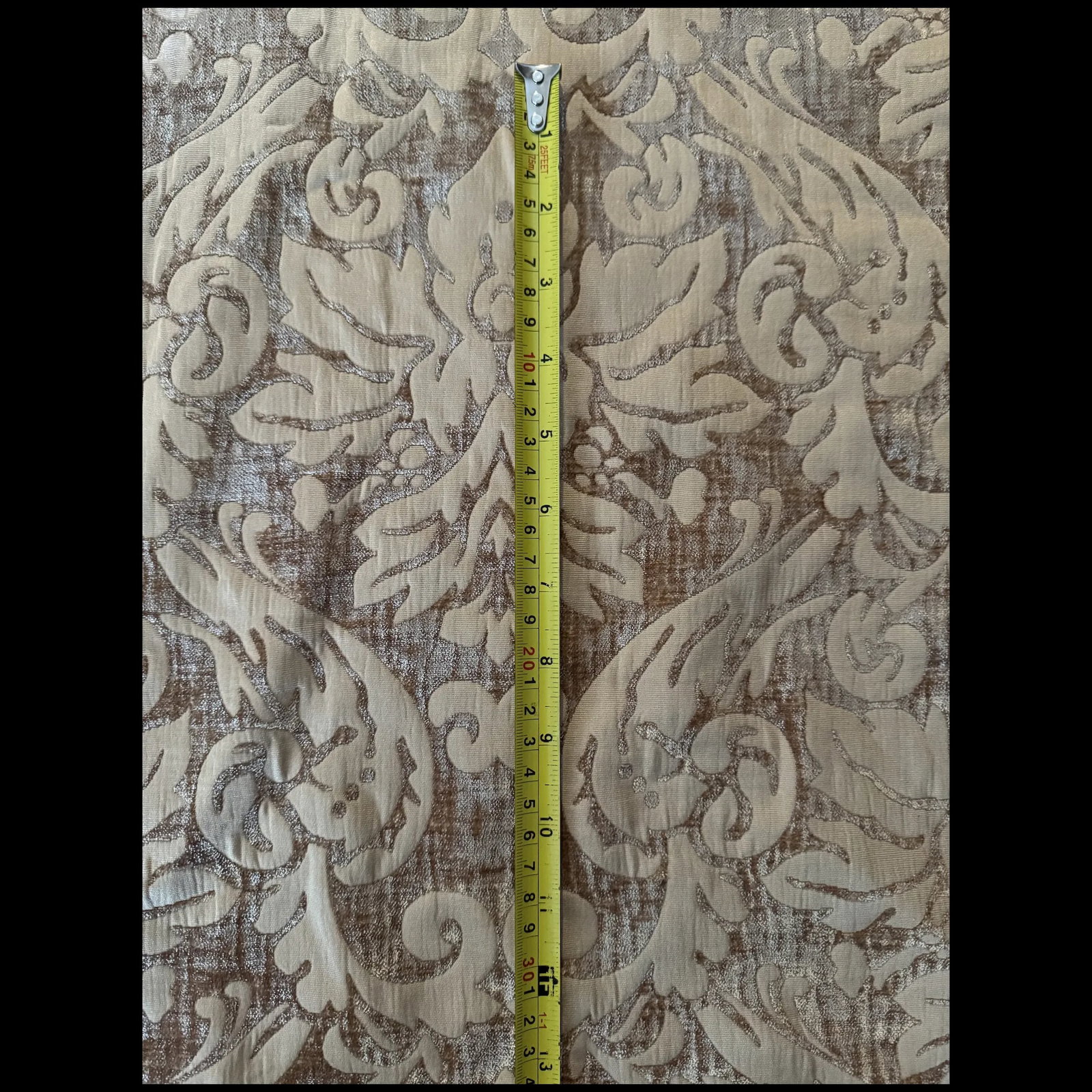 Vintage heavy Tapestry Material 6.14 yards by 1.58 yards For Drapes ,furniture Medieval dresses - 5