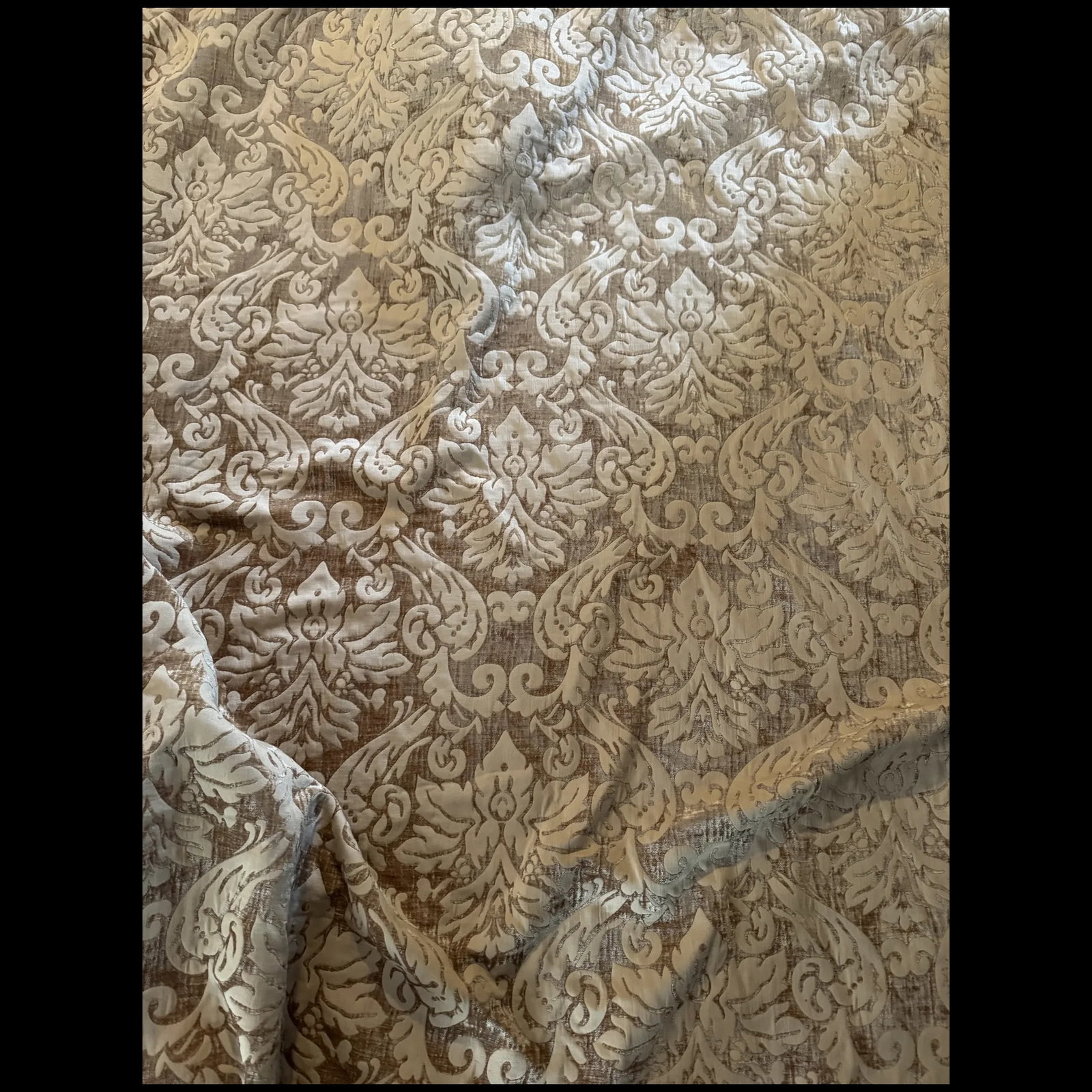 Vintage heavy Tapestry Material 6.14 yards by 1.58 yards For Drapes ,furniture Medieval dresses - 8