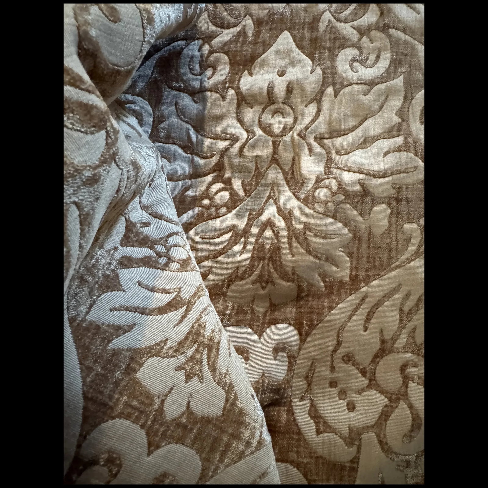 Vintage heavy Tapestry Material 6.14 yards by 1.58 yards For Drapes ,furniture Medieval dresses - 9