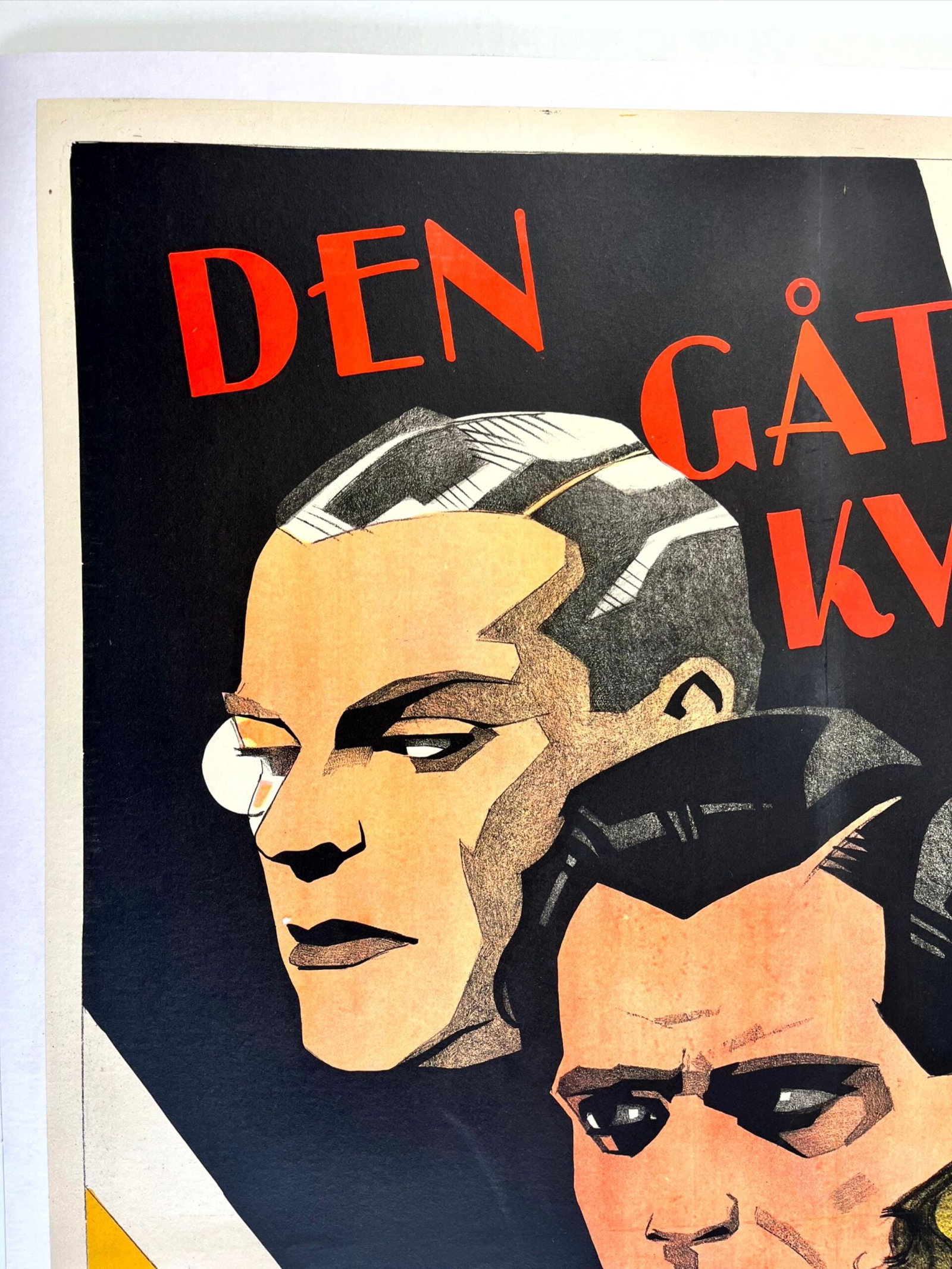 Three Loves - Marlene Dietrich before US - Art by Rohman (1929) Swedish One Sheet Movie Poster LB - 3