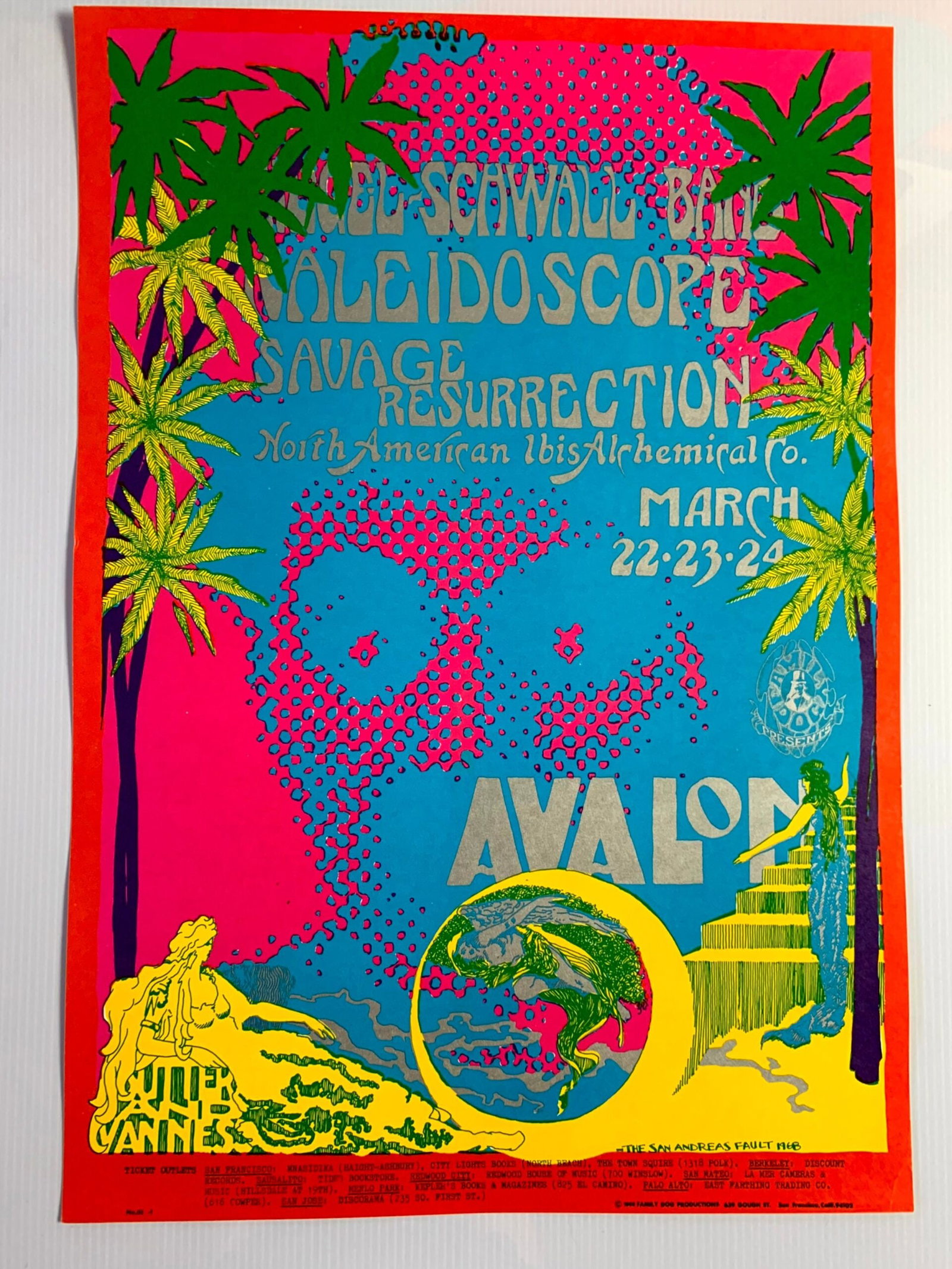 FD111-PO 1st Printing - Siegel-Schwall Band (1968) 13 15/16"X19 15/16" US Psychedelic Music Poster (1 of 5)