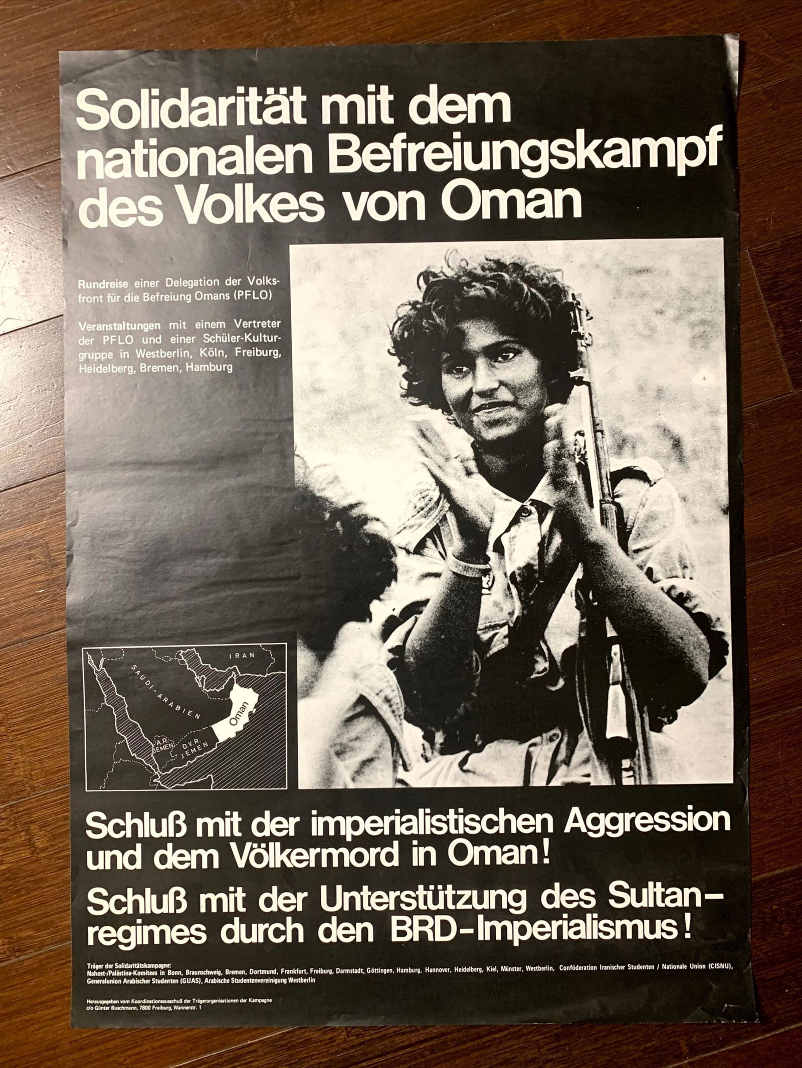 World At War Bundle x4 (1984) 16.75"X23.5" German Protest Posters - 3