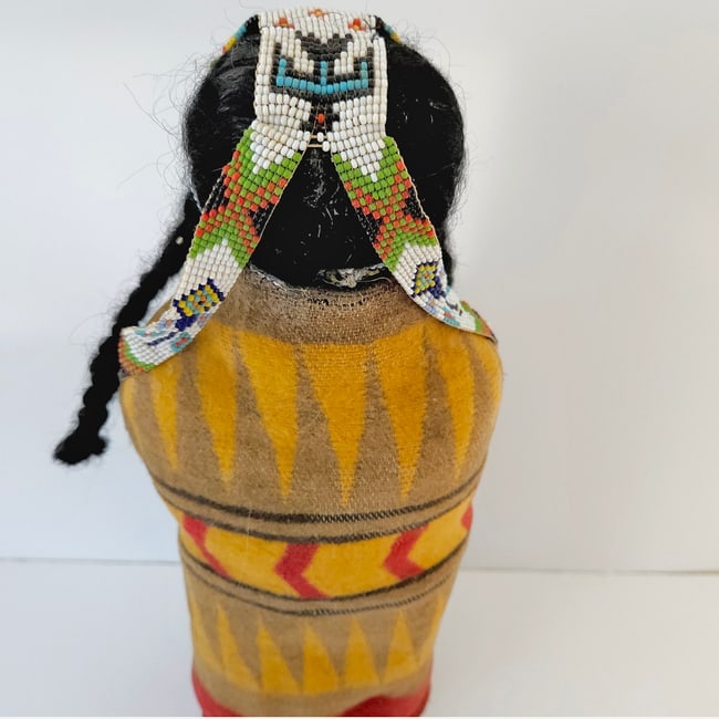 Rare Left Looking Large Mary McAboy Skookum 19 Inches Tall Circa 1920's - 8
