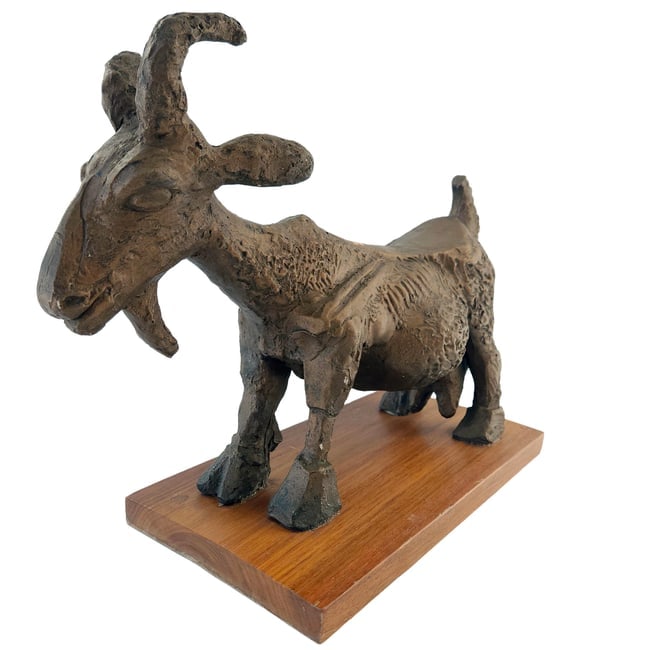 Pablo Picasso "She Goat" Sculpture by Austin Production 1960's - 4