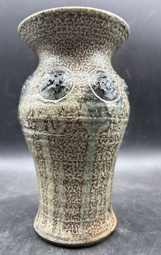Signed Art Pottery Vase - 5