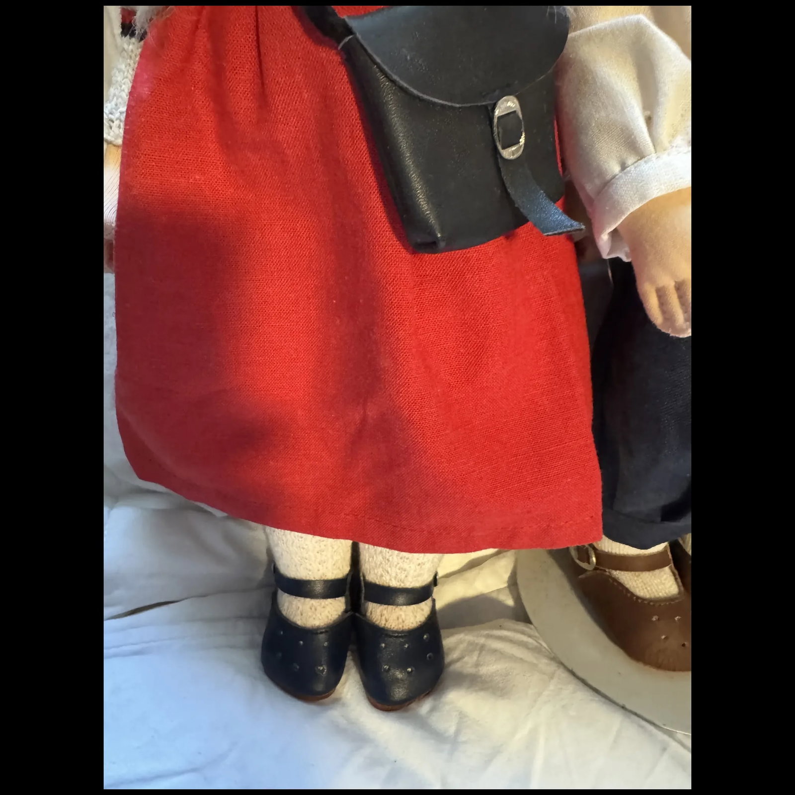 Vintage Katie Kruse Boy Girl Pair original clothing 14/15" signed feet - 13
