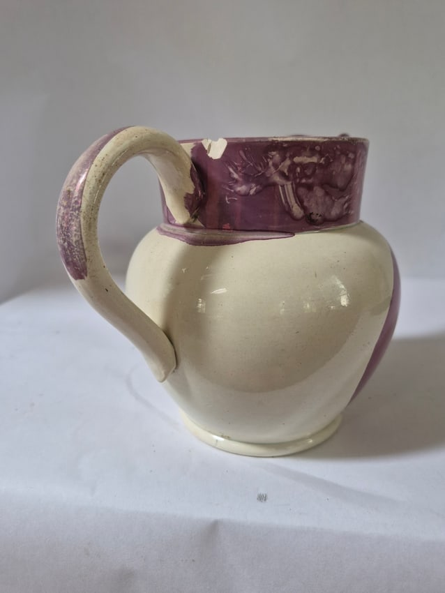 Lustre jug with nautical transfer - 3