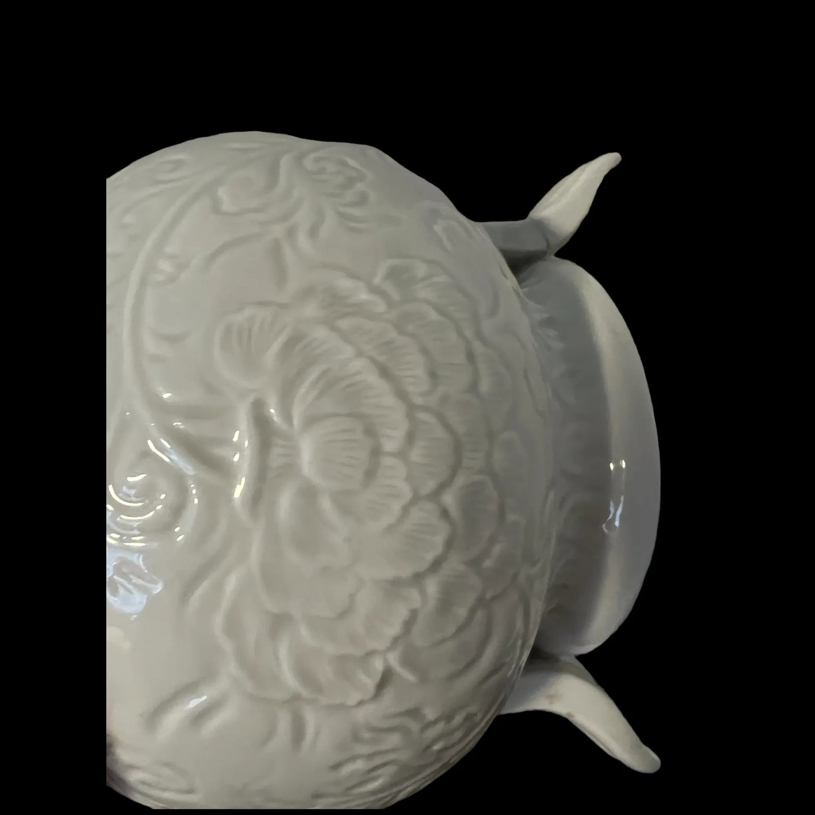 Antique 18th c Blanc De Chine Foo Dog censer - 5