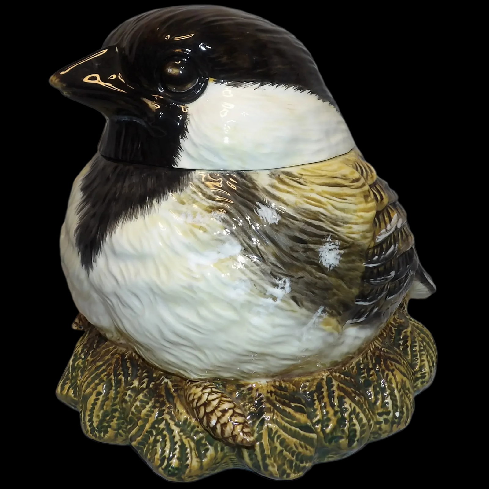 Fat Chickadee Cookie Jar Big Sky Carvers (1 of 9)