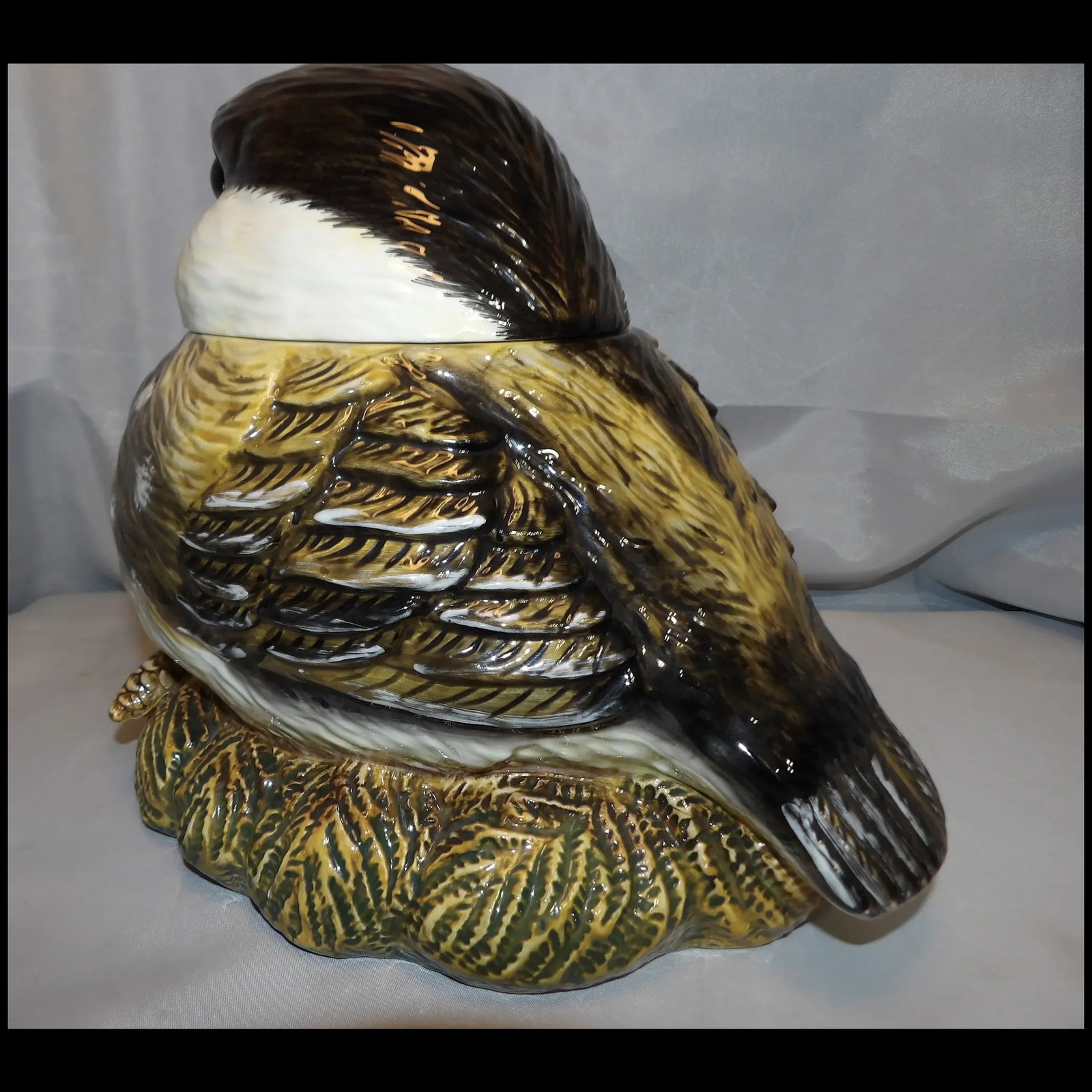 Fat Chickadee Cookie Jar Big Sky Carvers - 7