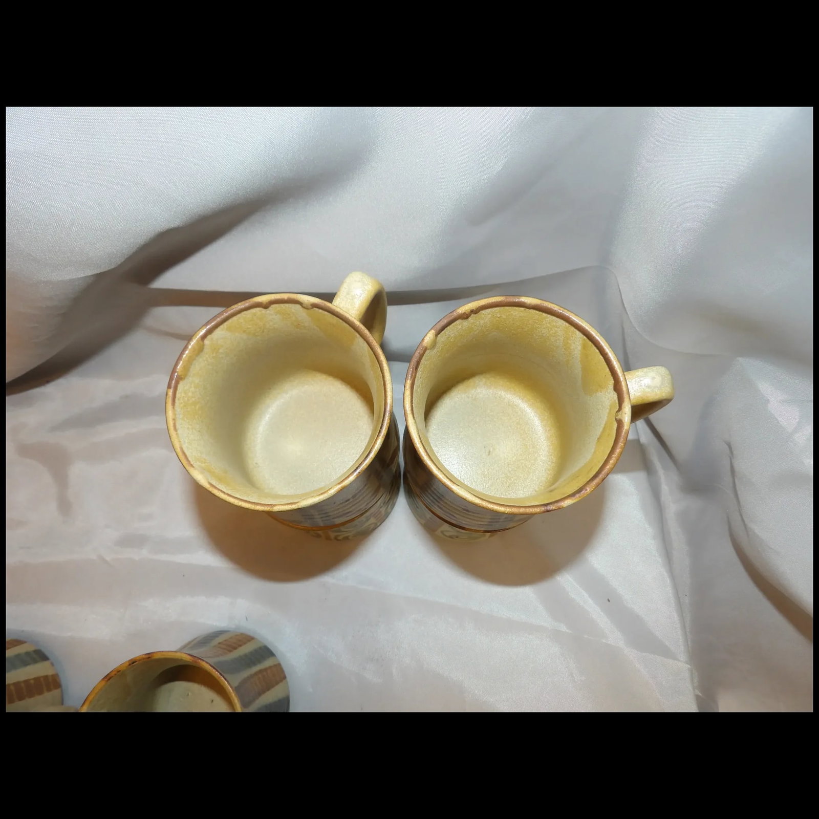 Hand Made Stoneware Coffee Mugs- - 6