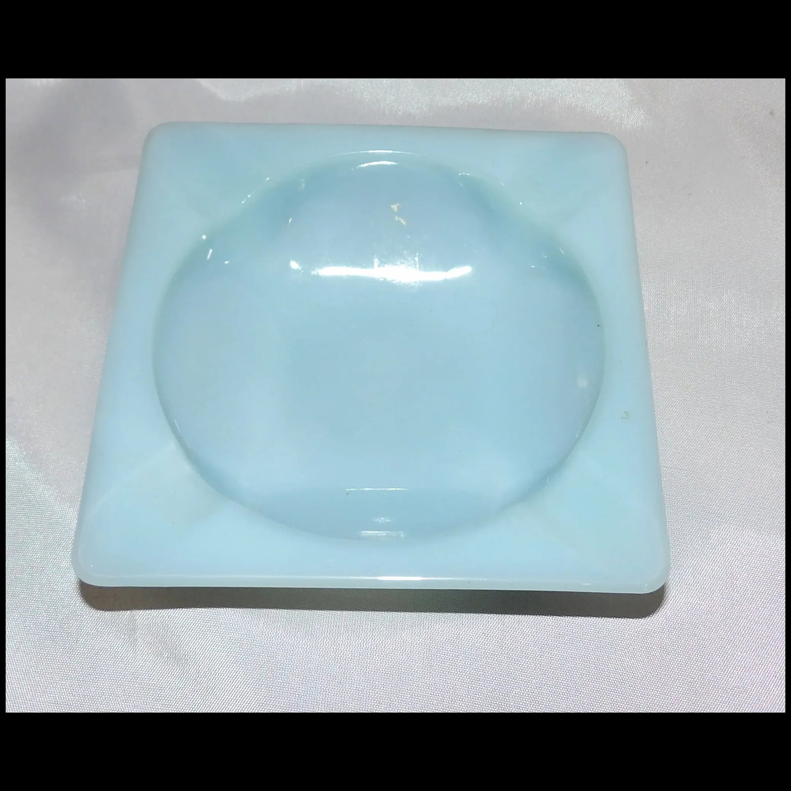 Blue Azurite (Delphite Blue) Ashtray - 2