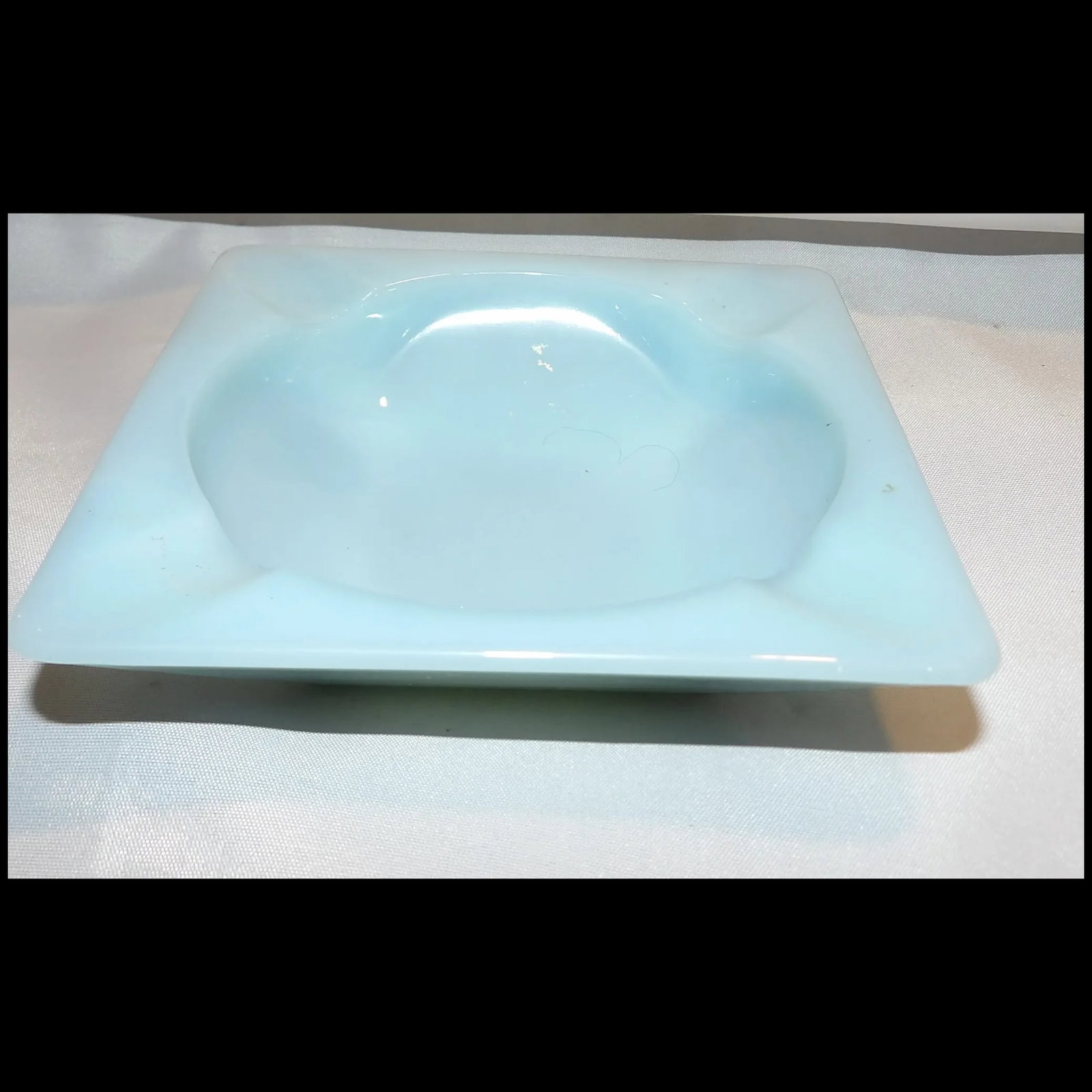 Blue Azurite (Delphite Blue) Ashtray - 4