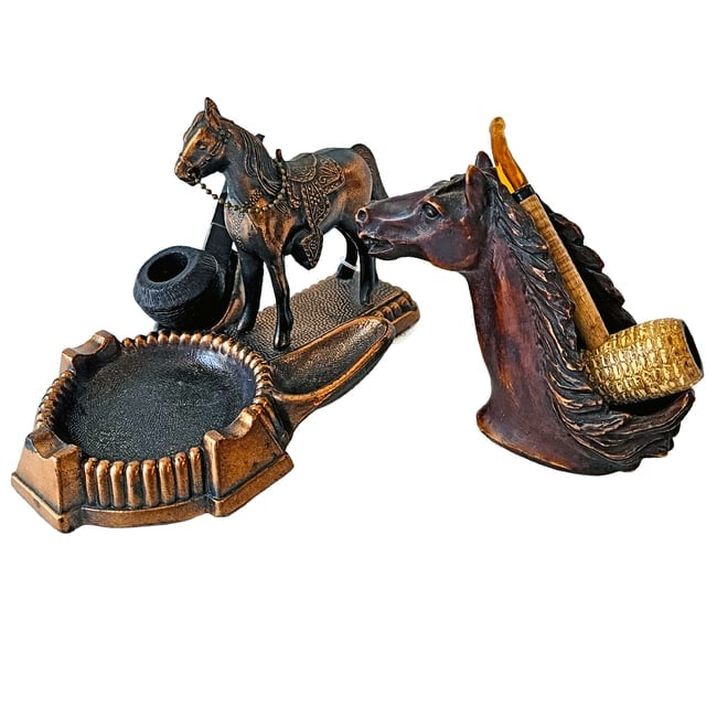 Vintage Decorative Pipe Cigar Holders Cigarette Ashtrays Smoking Accessories (1 of 5)
