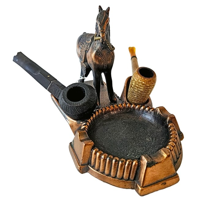 Vintage Decorative Pipe Cigar Holders Cigarette Ashtrays Smoking Accessories - 4