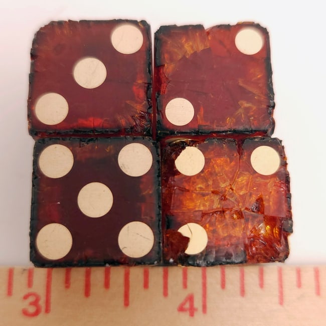 Assorted Vintage Dice of Various Age and Size Including Vegas Casinos - 5