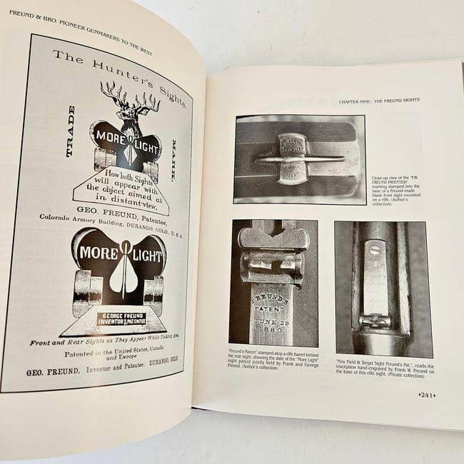 Freund & Bro Pioneer Gun Makers to The West F J Pablo Balentine SIGNED 1st ED 1997 Hardback DJ - 10