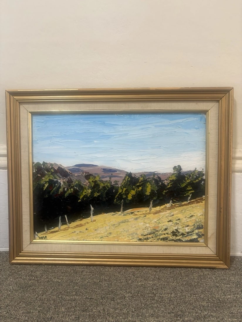 Will Parmelee Oil On Board Ranney Farm Vt Landscape Painting (1 of 6)