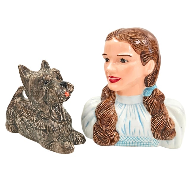 1997 Wizard of Oz Dorothy Toto Salt & Pepper Shaker - 4