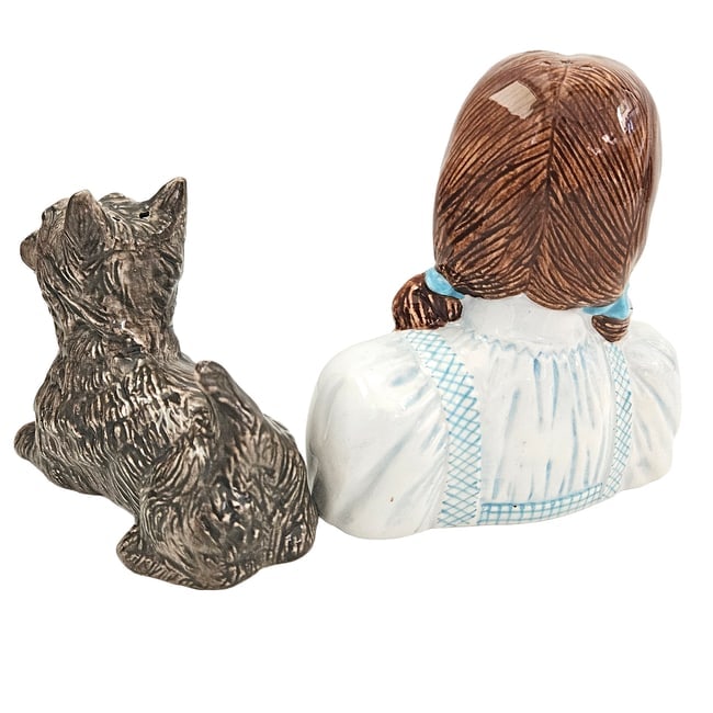 1997 Wizard of Oz Dorothy Toto Salt & Pepper Shaker - 5