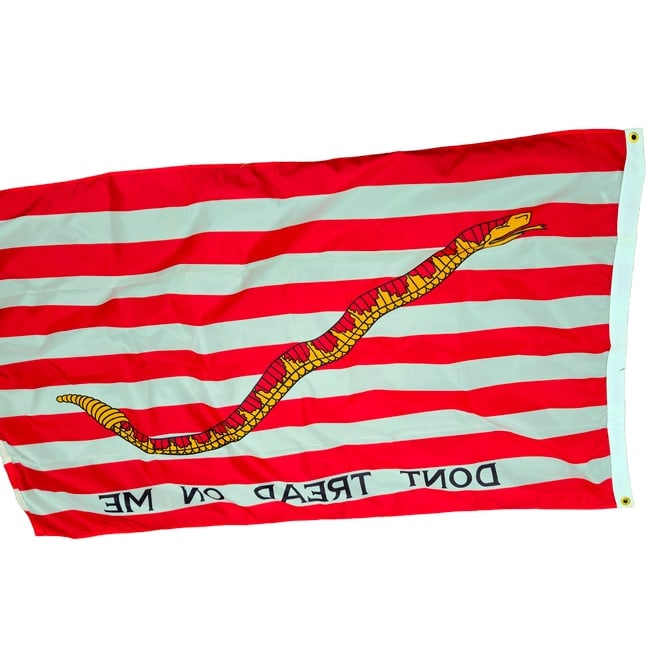 Historical First Navy Jack Flag "Don't Tread on Me". - 6