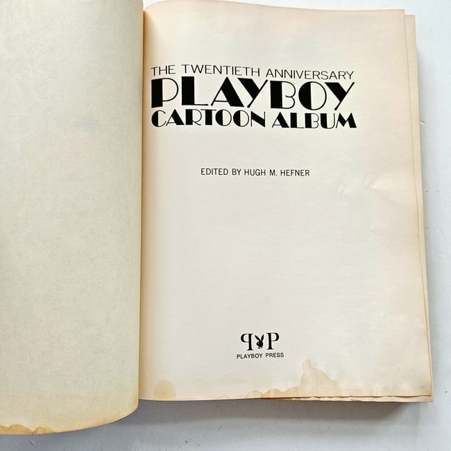 The Twentieth Anniversary Playboy Cartoon Album Hugh Hefner 1974 1st Ed HC - 15