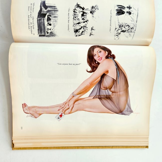 The Twentieth Anniversary Playboy Cartoon Album Hugh Hefner 1974 1st Ed HC - 4