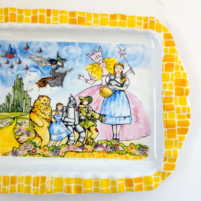 2011 Wizard of Oz 12" Rectangular Tray Wizard by Cardew Design - 3