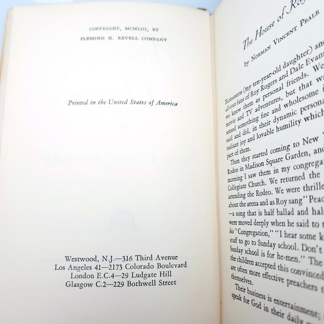 Angel Unaware by Dale Evans Rogers First Edition Signed 1953 - 5