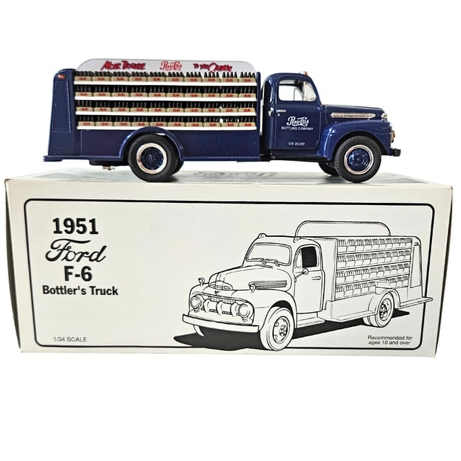 First Gear Diecast Pepsi-Cola 1951 Ford F-6 Bottler's Truck - 7