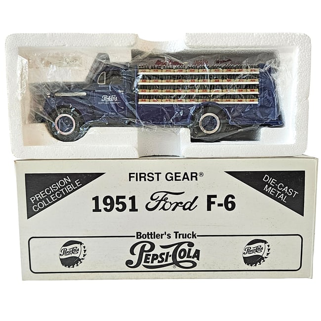 First Gear Diecast Pepsi-Cola 1951 Ford F-6 Bottler's Truck - 8
