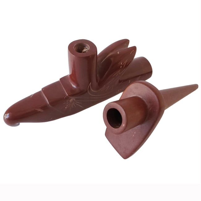Native American Catlinite Pipes - 8