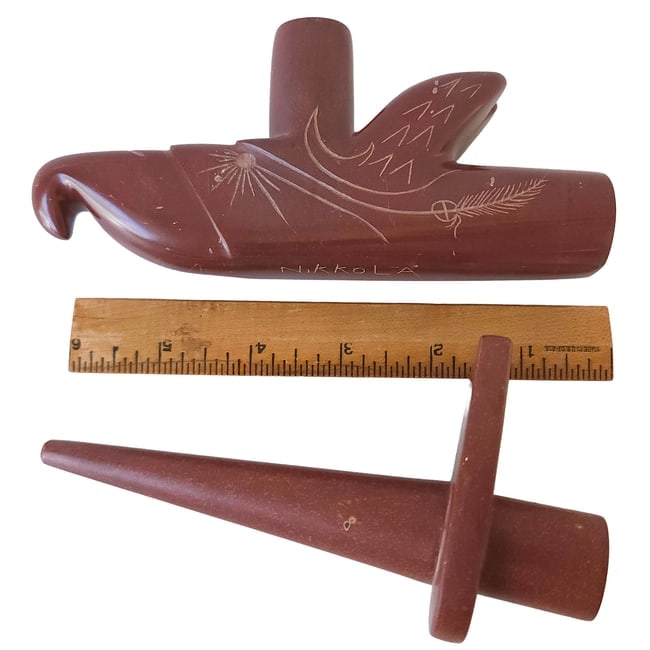 Native American Catlinite Pipes - 9