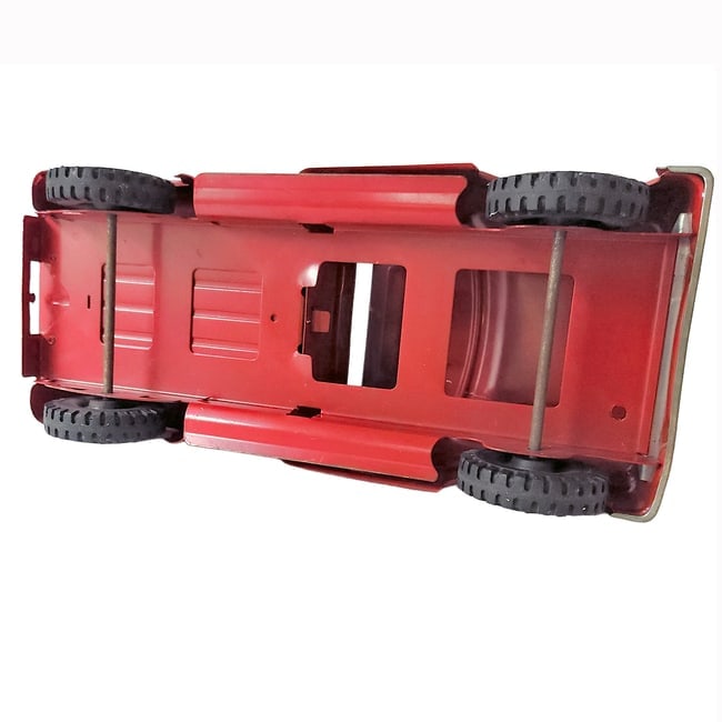 1968 All Red Tonka Dodge Stepside Pickup Truck - 10