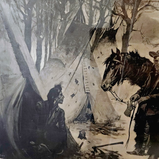 Frederic Remington Harper's Weekly (Dec 20, 1890): On the Cattle Range - What's the Show for - 5
