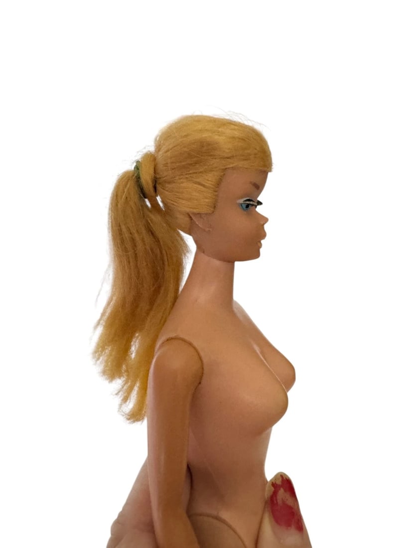 Vintage Swirl Ponytail Barbie - Lemon Blonde mohair - 14