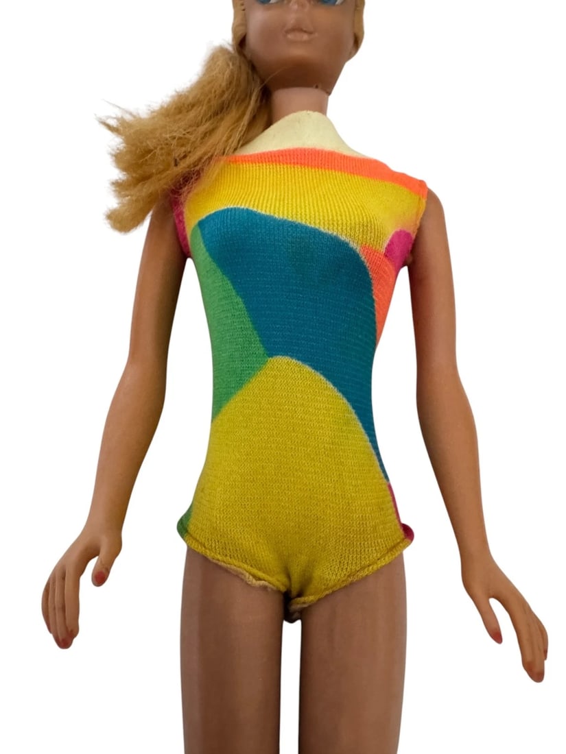 Vintage Swirl Ponytail Barbie - Lemon Blonde mohair - 2