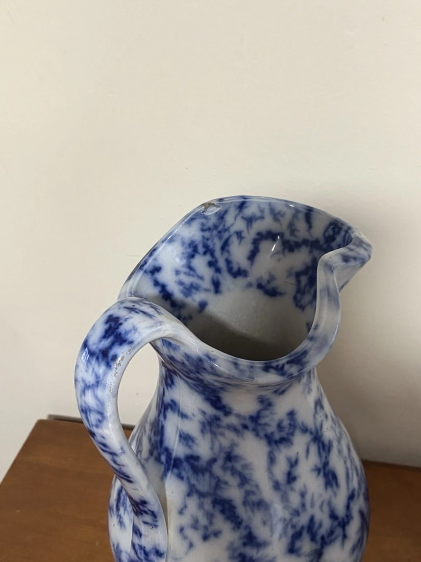 Marble Flow Blue Pitcher - 4