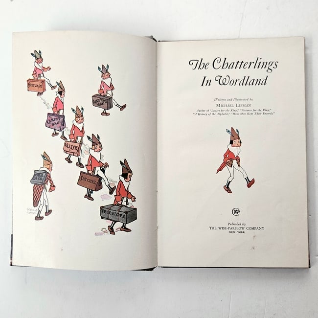 The Chatterlings in Wordland & The Skating Gander Vintage Children's Books - 3